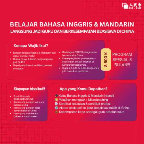 Program Jadi Guru dan Beasiswa China