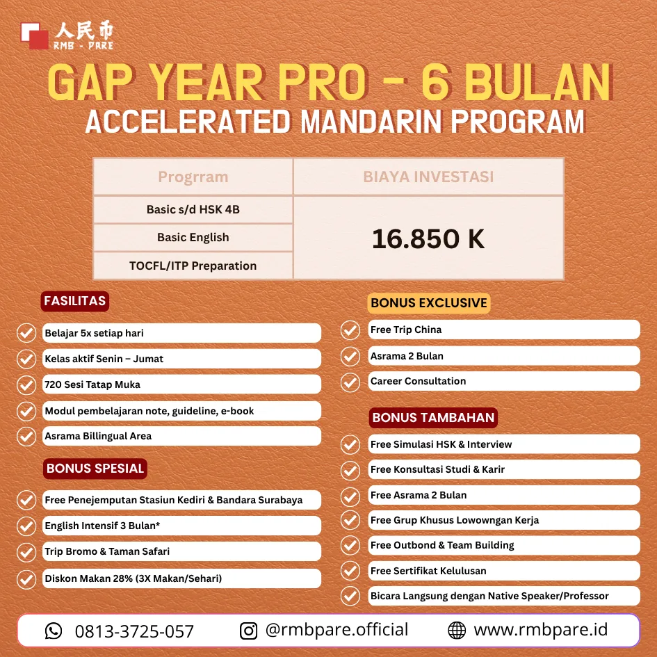 GAPYEAR Pro 6 bulan